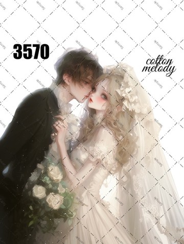 original sticker no.3570 人物貼紙 原創貼紙 原創人物貼紙 裝飾貼紙 cotton melody