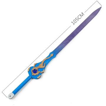 79cos原神刻晴cosplay精品動漫遊戲武器裝備不開刃手工道具3676(木質)
