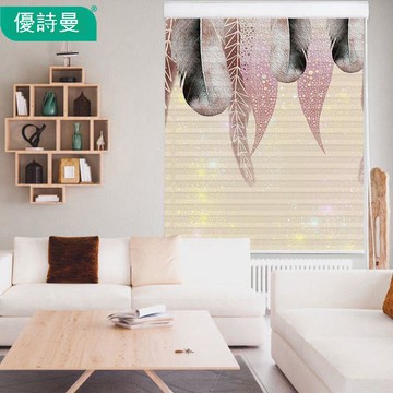 【台灣公司 可打統編】 香格里拉簾卷簾窗簾柔紗簾百葉窗遮光浴室廚房辦公定制款 y7152