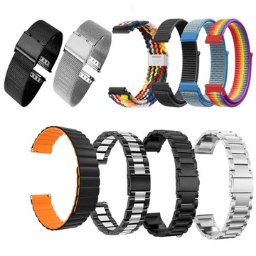 適用聯想來酷A5/A6/A7/A9兒童電話手表表帶A11尼龍金屬腕帶充電線