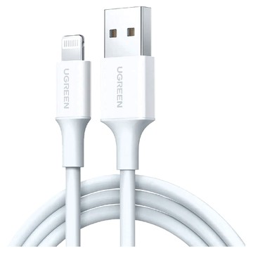 UGREEN 綠聯 Lightning-USB傳輸線  50cm  白色  1條