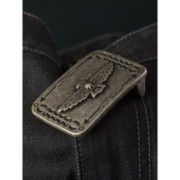 復古古著皮帶扣美式RRL純銅雷鳥平滑扣男高檔黃銅阿美咔嘰古銀扣