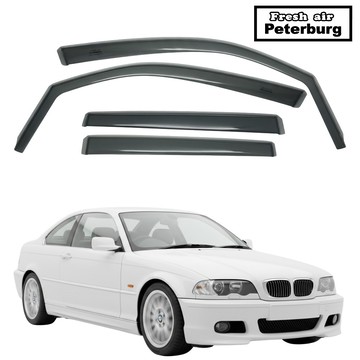 寶馬BMW 318i / E46 1998-2006年【崁入式晴雨窗-標準款】比德堡 內崁 嵌入 內嵌