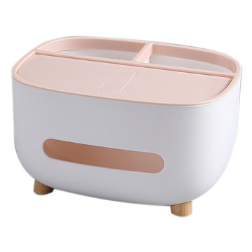 簡約風多功能衛生紙盒 F0611-03  粉色  1個