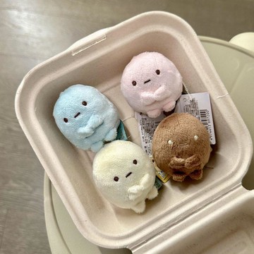 ✨動感 優選✨新品角落生物三色圓子手玉粉圓藍圓黃圓可愛玩偶送好朋友禮物
