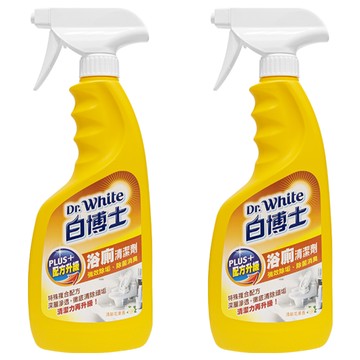 Dr.White 白博士 浴廁PLUS清潔劑  快速去污  強效除垢、除菌消毒  600g  2瓶