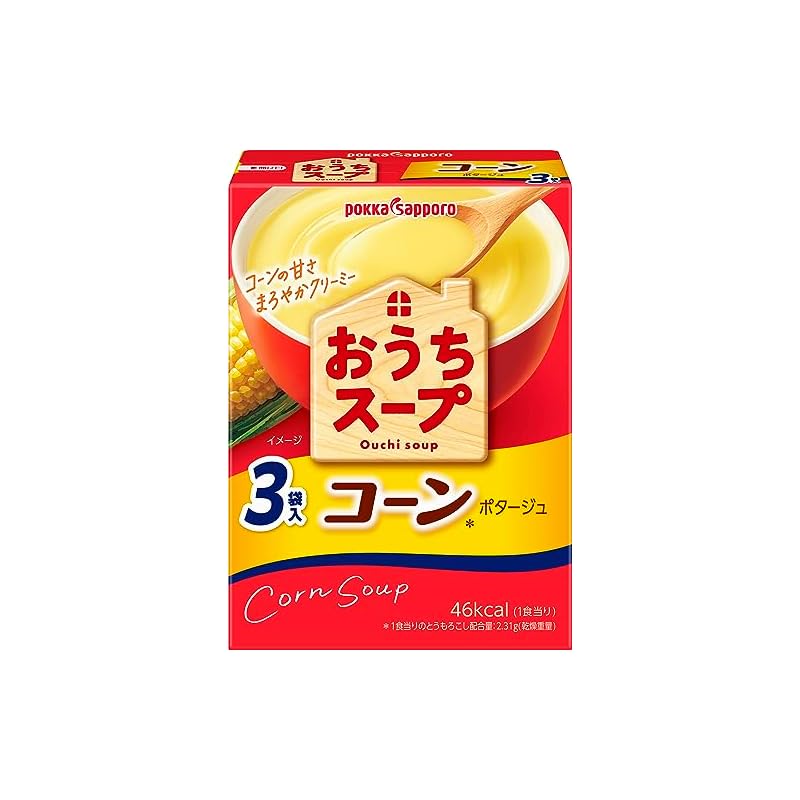 ポッカサッポロ おうちスープ コーン３袋入箱 5箱