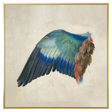 菠蘿選畫所 藍鵲的翅膀 杜勒 AVAR4468G  40 x 40cm  金色