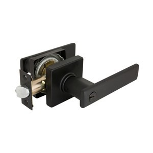 加安牌 現代風水平房門鎖 自動解閂消光黑TLP1X907