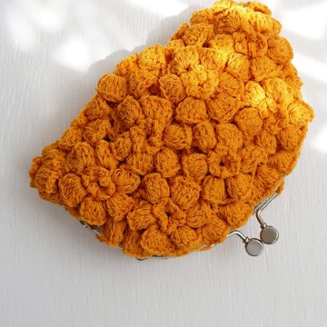 芭芭手工罌粟花泡泡針織小包 No.C1682