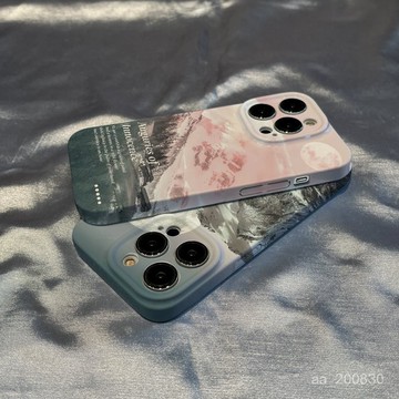 ✨限時下殺✨菲林風景用於蘋果15/14pro手機殻iPhone13/12新11硬殻8p