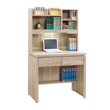 唯熙傢俱-凱琳橡木色3尺書桌組