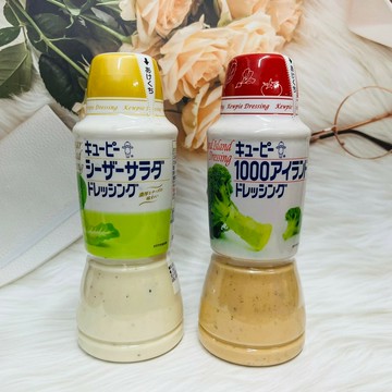日本 QP沙拉用醬 380ml 和風芝麻風味/醬凱撒沙拉醬/千島沙拉醬 多款供選 芝麻醬 沙拉醬 和風醬 生菜沙拉醬 凱薩醬 千島醬