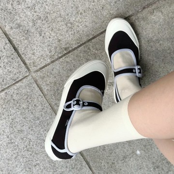 VANS MARY JANE 白黑拼接 瑪莉珍 滑板鞋 女鞋 VN000CRRBMA1