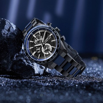 CITIZEN 湛藍星空 限量 鈦金屬光動能電波萬年曆手錶 開學新裝備 AT8187-75E