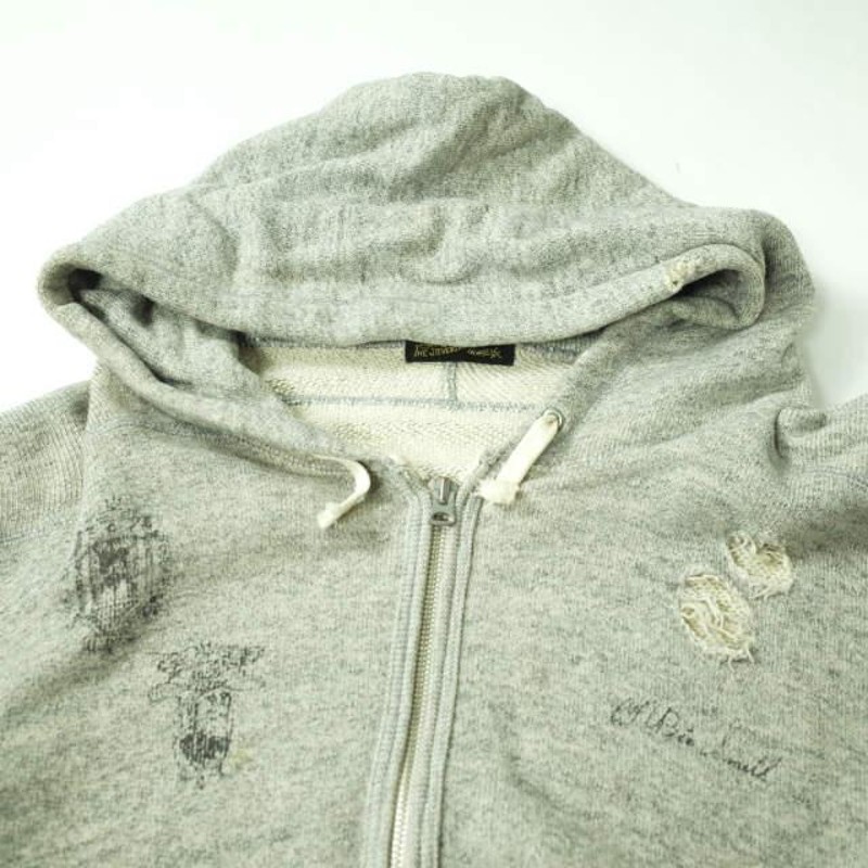 STEVENSON OVERALL CO. パーカー Stevenson Overall Co. Detachable Hooded Athletic Jacket - Olive