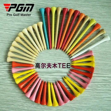 PGM 30-100個裝 高爾夫球tee下場高爾夫用品 木制球托球座 木TEE