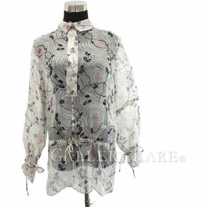 シャネル チュニック シースルー ココマーク シルク レディースサイズ34 P Chanel 服 トップス ブラウス 通販 Lineポイント最大0 5 Get Lineショッピング