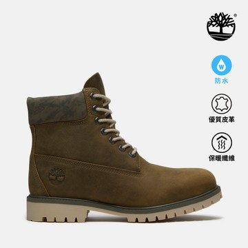 Timberland 男款深綠色特別款Timberland Heritage防水6吋靴|A5RNWAKA