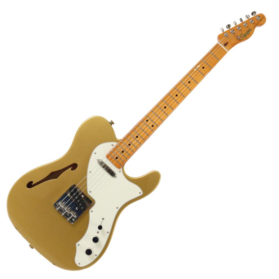 エレキギター 初心者セット スクワイヤー FSR Classic Vibe '60s Telecaster Thinline MN PPG Aztec Gold VOXアンプ付き 入門11点 スクワイア Squier