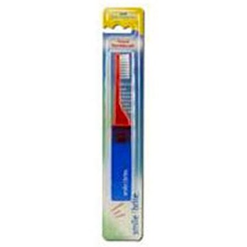 Nylon Bristles Pocket Travel Toothbrush 1 Count by Fuchs Child/ Adult Toothbrushes