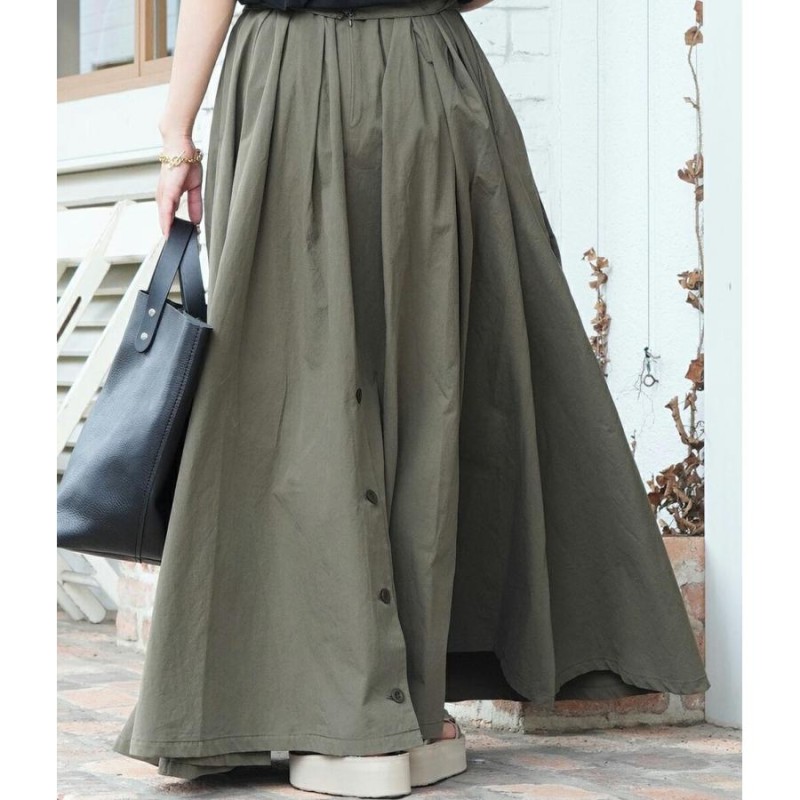 格安オンラインショップ CLANE クラネ 2WAY MILITARY VOLUME SKIRT