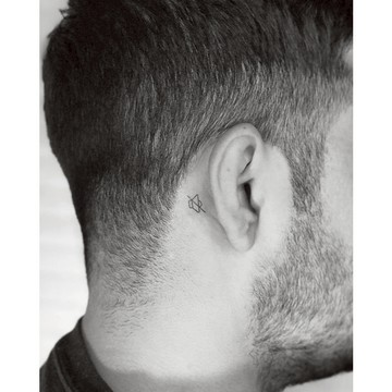 「不想聽」紋身貼紙 微刺青 輕紋身 IG 小紅書同款 超美 紋身貼 小清新 性感 抖音同款 防水 圖形 DIY 設計款