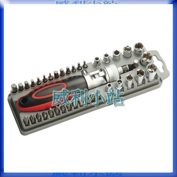 【威利小站】寶工Pro'sKit SD-2309 40PCS棘輪板手套筒起子組