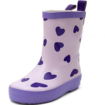 Bimbo Bimba 兒童圖案橡膠雨鞋  170mm  紫色