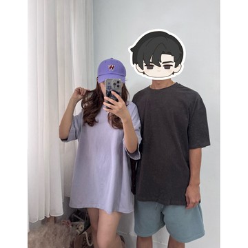 男女/情侶*6色現貨秒出售完不再♥️【JinG】誰都可以穿!!!經典不敗全素面短袖上衣♥️閨蜜裝 寬鬆版型 素T 內搭