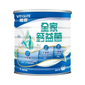 [維奇] 全家鈣益菌 機能奶粉 1350g/罐