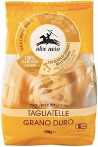 ALCE NERO(アルチェネロ) 有機 タリアテッレ 250g (オーガニック イタリア産 ゆで時間8分)