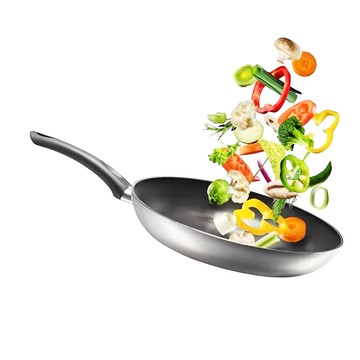 PIARDI HOME FIREWORKS系列 煎鍋 六款 厚度3MM 外鍋鐵灰色內鍋黑色  20cm  1個