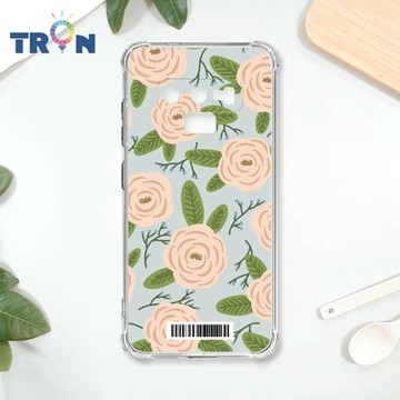 TRON 三星 NOTE 9 平塗手繪花朵D款 四角防摔載具殼 軟殼 手機殼