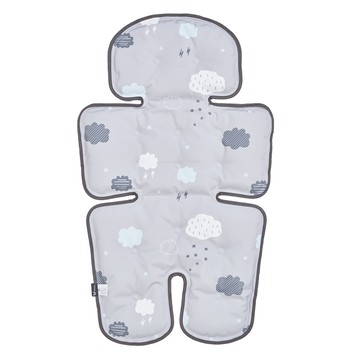 韓國Lolbaby - Hi Jell-O蒟蒻涼感推車座墊-防水隔尿款-(雲朵朵II)