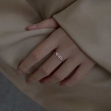 純銀閨蜜戒指女ins潮酷百變三人款網紅關節戒冷淡一套搞怪銀素圈