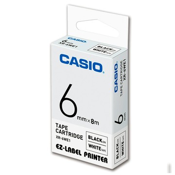 CASIO 標誌帶 白底黑字 (同XR)