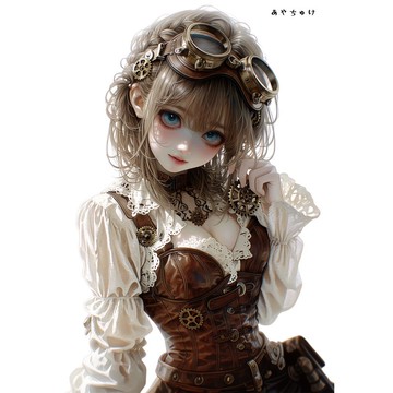【5 月新品 5】07-124-0020 人物貼紙 蒸汽龐克風格