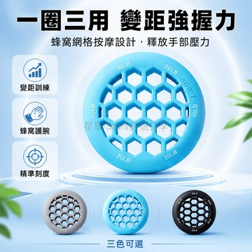 台灣出貨✨ 硅胶握力器 手指復康訓練握力圈 三檔可調手力訓練器 小臂手腕健身圈 男女適用手部復健器材 10-60LB阻力