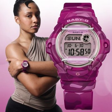 CASIO 卡西歐BABY-G 街頭風格 Y2K 繽紛迷彩 電子錶 送禮 禮物 推薦 BG-169CM-4