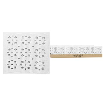 HIKARI 日光生活 毛髮濾網片 Set 40 不織布  白色  10 x 10cm