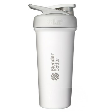 Blender Bottle Sleek SS 按壓式不銹鋼搖搖杯  鉛白  740ml  1個