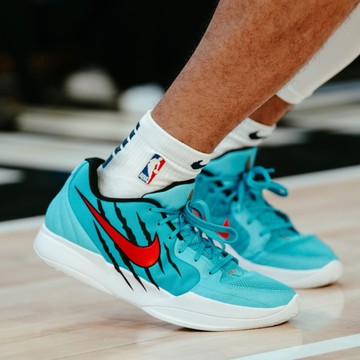 NIKE 籃球鞋 JA 2 SCRATCH EP 湖藍綠 莫蘭特 灰熊 爪痕 實戰鞋 男 HQ1760-400