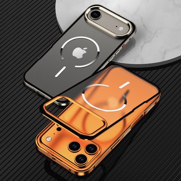合金邊框 一鍵彈扣 磁吸無線充 防摔殼 適用 iPhone 17 16 15 14 13 Pro Max 手機殼 保護殼