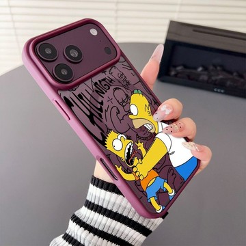 辛普森一家 馬卡龍磁吸 iphone 18 pro max 17 16 15 14 13 12 11 8plus手機殼