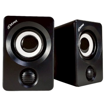KTnet 廣鐸 Q61 USB 二件式多媒體有線喇叭  P.M.P.O 瞬間輸出功率300W，立體聲效果  KTSK2020-01BK  黑色