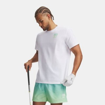 【UNDER ARMOUR】UA 男 Caddy Speaking 短T-Shirt_6012766-100