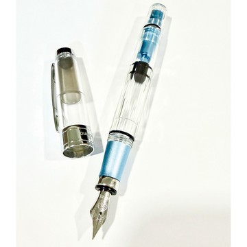 TWSBI 台灣 TWSBI 三文堂 DIAMOND 580AL 透明活塞鋼筆Iceberg Blue 冰山
