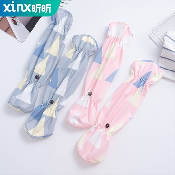 袖套女秋冬ins潮可愛韓版防水工作成人男護袖長款短款護手防油濺