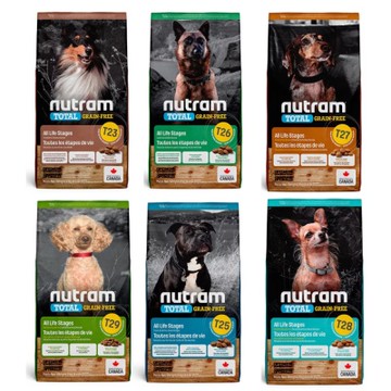 加拿大NUTRAM紐頓 T23/T25/T26/T27/T28/T29 無穀/低敏/全能 犬糧系列2KG★